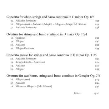 CD Giuseppe Sammartini: Concertos & Overtures DIGI