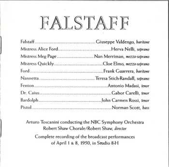 2CD/Zestaw pudełkowy Giuseppe Verdi: Falstaff