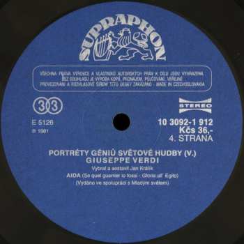 2LP Giuseppe Verdi: Géniové Světové Hudby V.