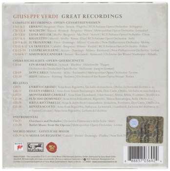 30CD/Zestaw pudełkowy Giuseppe Verdi: Great Recordings LTD