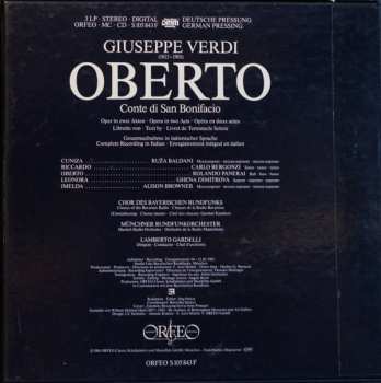 3LP/Zestaw pudełkowy Giuseppe Verdi: Oberto