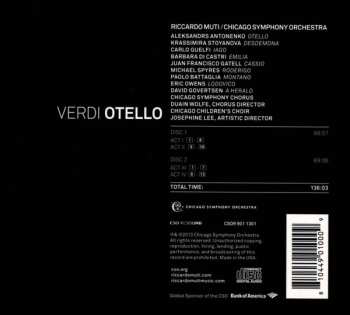 2CD/Zestaw pudełkowy Giuseppe Verdi: Otello