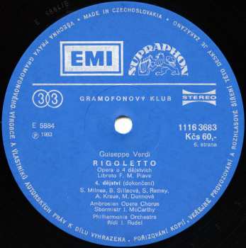 3LP/Zestaw pudełkowy Giuseppe Verdi: Rigoletto (3xLP + BOX + BOOKLET)