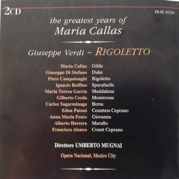 2CD Maria Callas: Rigoletto