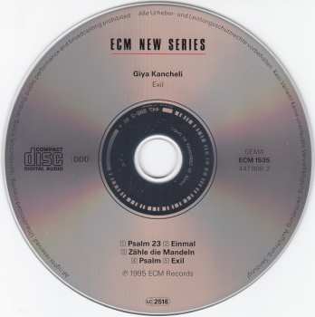 CD Giya Kancheli: Exil