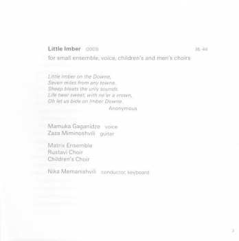CD Giya Kancheli: Little Imber