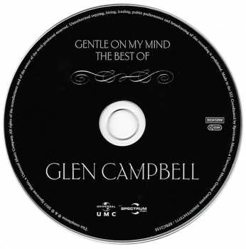 CD Glen Campbell: Gentle On My Mind: The Best Of Glen Campbell