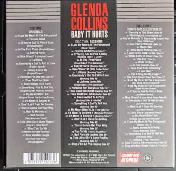 3CD/Zestaw pudełkowy Glenda Collins: Baby It Hurts (The Holloway Road Sessions 1963-1966 Singles, Sessions, Outtakes, Demos And More)
