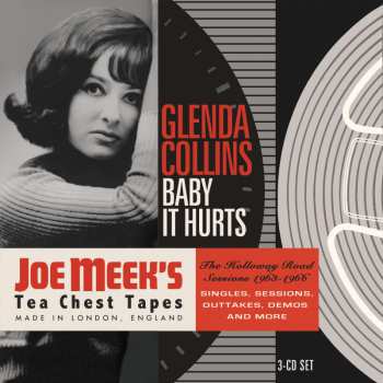 3CD/Zestaw pudełkowy Glenda Collins: Baby It Hurts (The Holloway Road Sessions 1963-1966 Singles, Sessions, Outtakes, Demos And More)