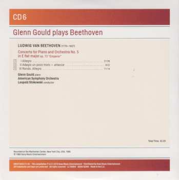 6CD/Zestaw pudełkowy Ludwig van Beethoven: Glenn Gould Plays Beethoven (Piano Sonatas & Piano Concertos Nos. 1-5)