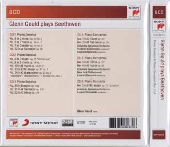 6CD/Zestaw pudełkowy Ludwig van Beethoven: Glenn Gould Plays Beethoven (Piano Sonatas & Piano Concertos Nos. 1-5)