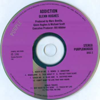 6CD/Zestaw pudełkowy Glenn Hughes: Justified Man – The Studio Albums 1995-2003
