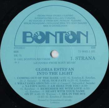 LP Gloria Estefan: Into The Light