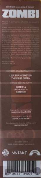 LP Goblin: Zombi (Colonna Sonora Originale Del Film) CLR