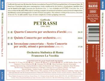 CD Symphony Orchestra Of Rome: Concertos For Orchestra Nos. 4–6