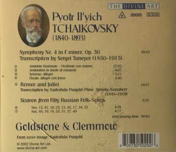 CD Goldstone And Clemmow: Tchaikovsky for Four Hands