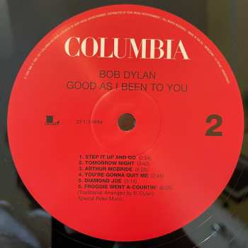 LP Bob Dylan: Good As I Been To You