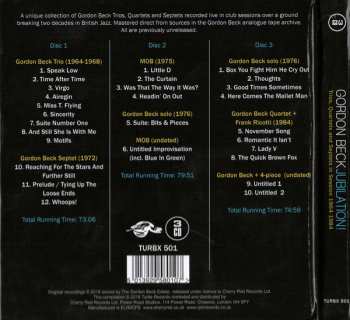3CD/Zestaw pudełkowy Gordon Beck: Jubilation!