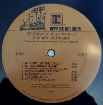 LP Gordon Lightfoot: Sit Down Young Stranger