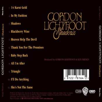 CD Gordon Lightfoot: Shadows