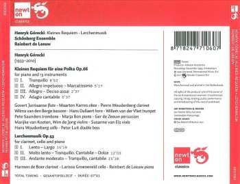 CD Henryk Górecki: Kleines Requiem • Lerchenmusik
