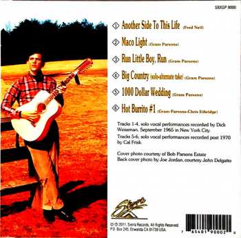 2CD/Zestaw pudełkowy Gram Parsons: The Early Years Vol.1&2