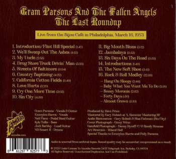 CD Gram Parsons & The Fallen Angels: The Last Roundup (Live From The Bijou Café, Philadelphia, March 16, 1973)