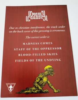 LP Grand Cadaver: Madness Comes CLR
