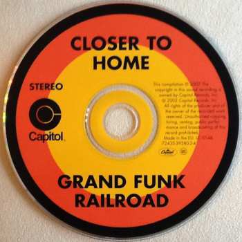 CD Grand Funk Railroad: Closer To Home