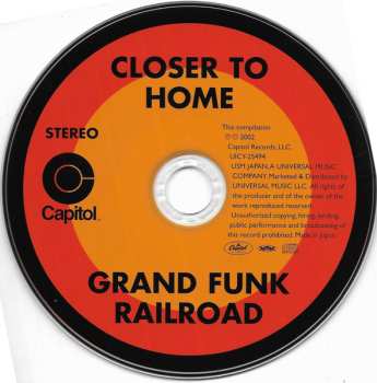 CD Grand Funk Railroad: Closer To Home