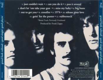 CD Grand Funk Railroad: Good Singin' Good Playin'