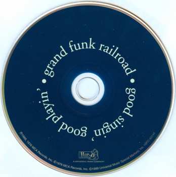 CD Grand Funk Railroad: Good Singin' Good Playin'