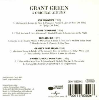 5CD/Zestaw pudełkowy Grant Green: 5 Original Albums