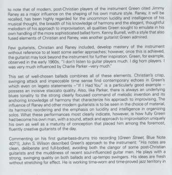 CD Grant Green: Remembering