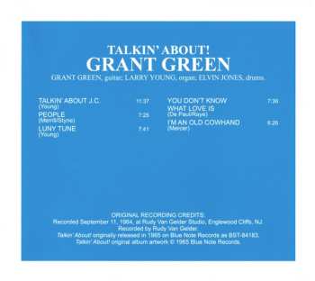 CD Grant Green: Talkin' About!