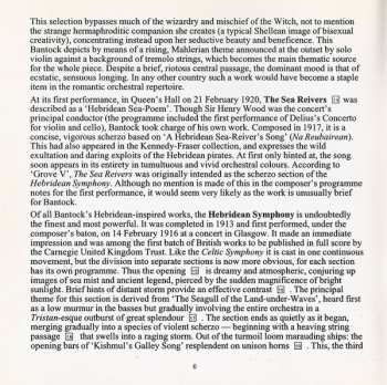 CD The Royal Philharmonic Orchestra: Hebridean Symphony / Celtic Symphony / The Witch Of Atlas / The Sea Reivers