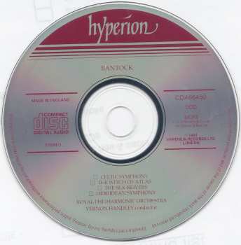 CD The Royal Philharmonic Orchestra: Hebridean Symphony / Celtic Symphony / The Witch Of Atlas / The Sea Reivers