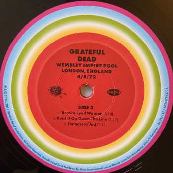 5LP/Zestaw pudełkowy The Grateful Dead: Wembley Empire Pool, London, England 4/8/72 LTD