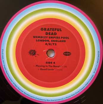 5LP/Zestaw pudełkowy The Grateful Dead: Wembley Empire Pool, London, England 4/8/72 LTD