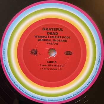 5LP/Zestaw pudełkowy The Grateful Dead: Wembley Empire Pool, London, England 4/8/72 LTD