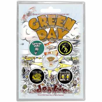 Merch Green Day: Zestaw Odznak Dookie