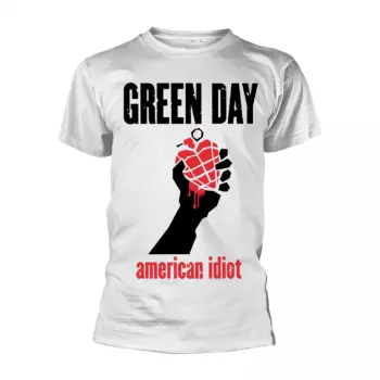 Album Green Day: Koszulka American Idiot Heart (white)