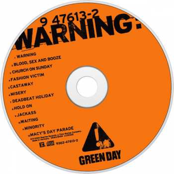 CD Green Day: Warning: