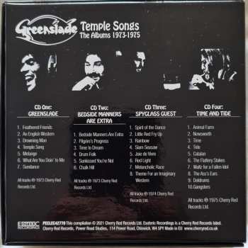 4CD/Zestaw pudełkowy Greenslade: Temple Songs (The Albums 1973-1975)