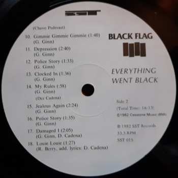 2LP Greg Ginn: Everything Went Black