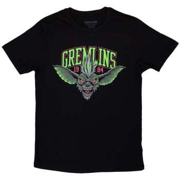 Merch Gremlins: Koszulka Stripe 1984 Green Logo Gremlins