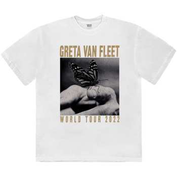 Merch Greta Van Fleet: Koszulka World Tour Butterfly
