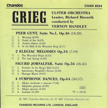 CD Edvard Grieg: Peer Gynt Suite 1 / Sigurd Jorsalfar