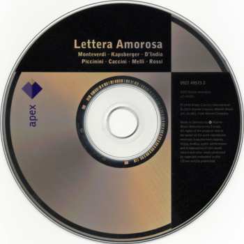 CD Guillemette Laurens: Lettera Amorosa