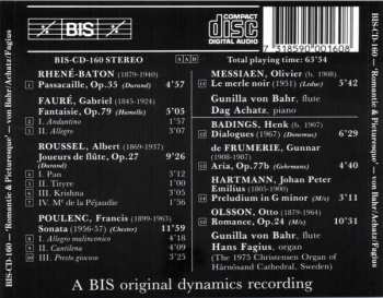 CD Hans Fagius: Romantic and Picturesque (Music For Flute With Piano Or Organ)